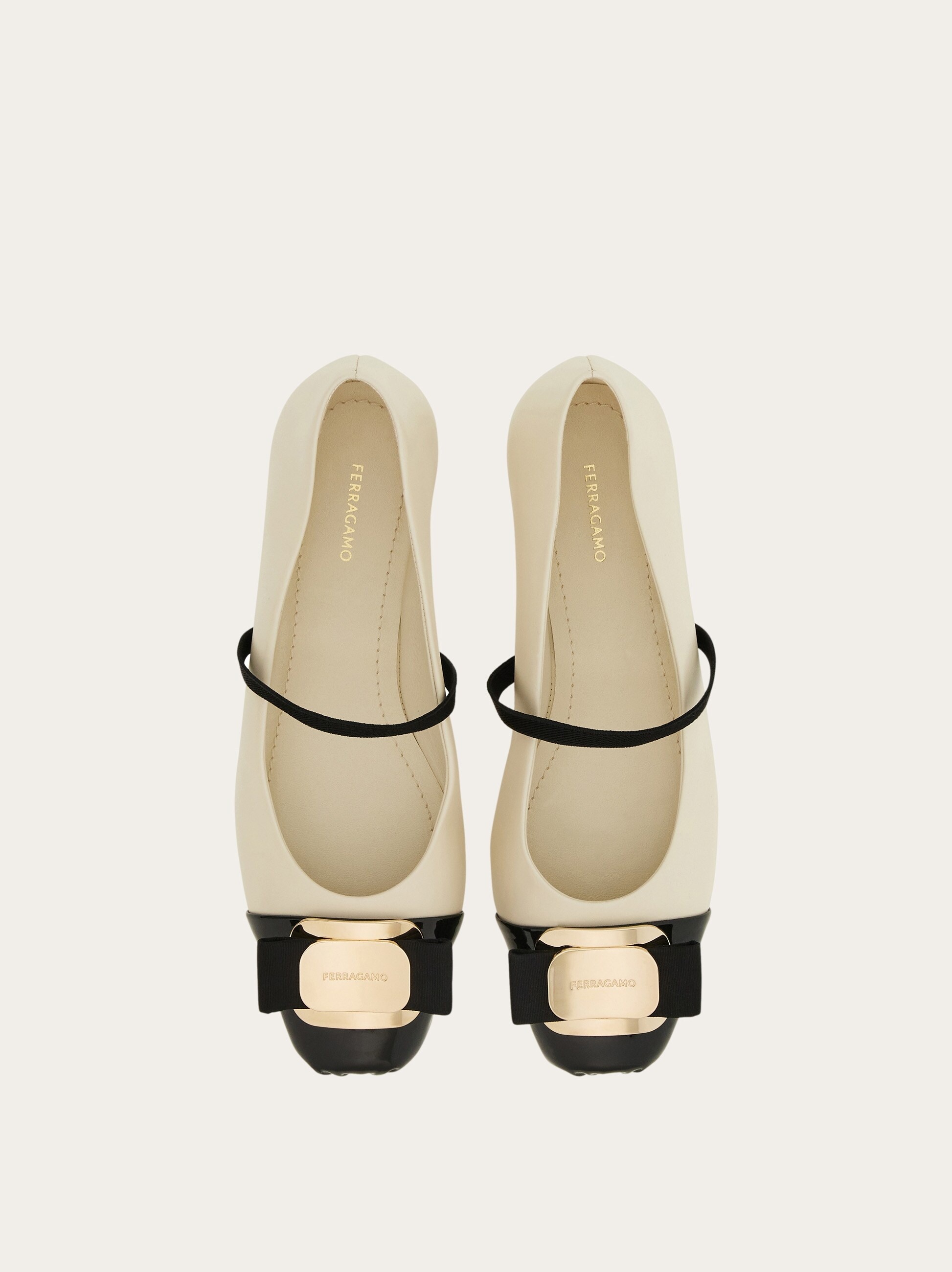 New Vara plate bicolor ballet flat - 2