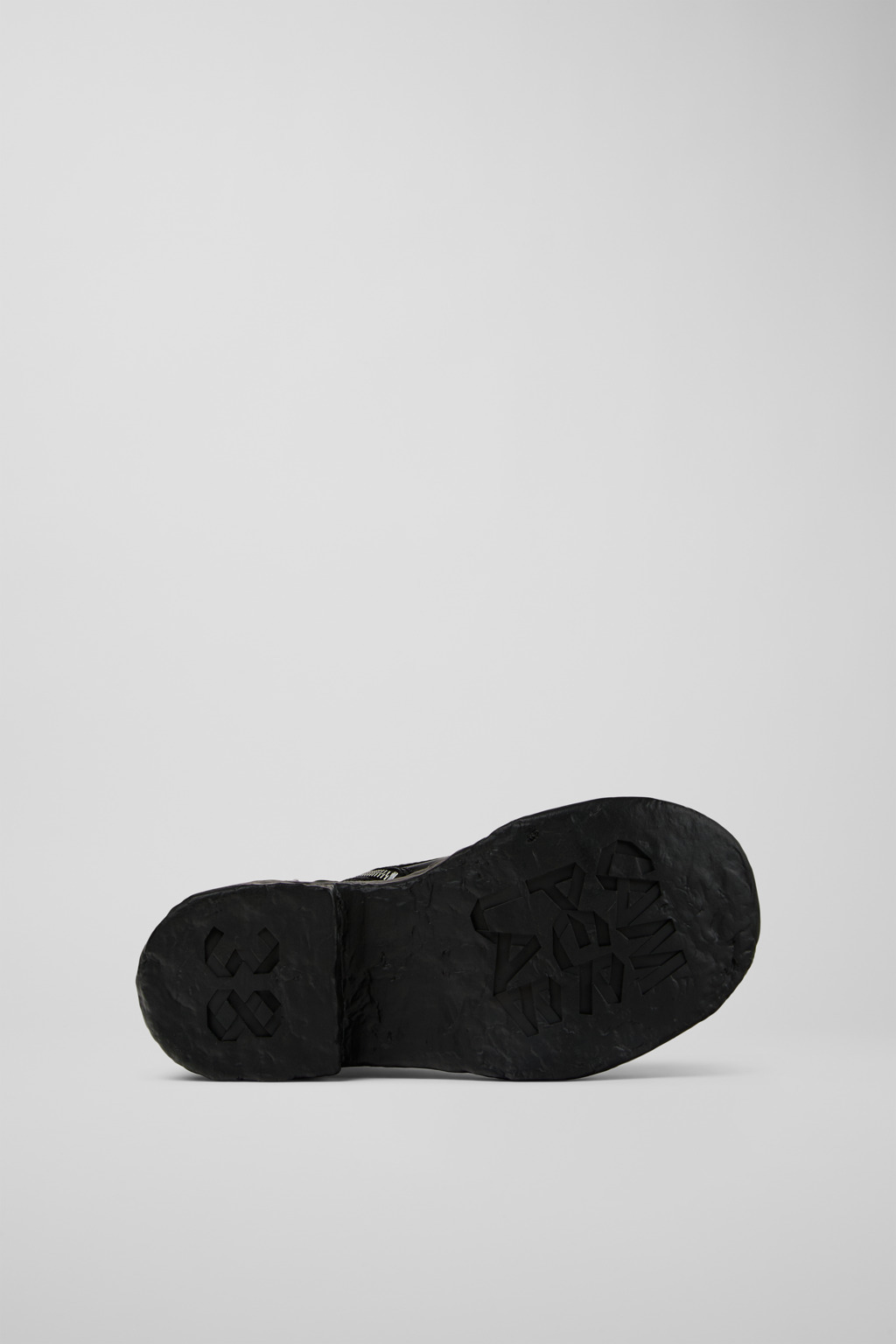 Black Leather Medium Boots - 5