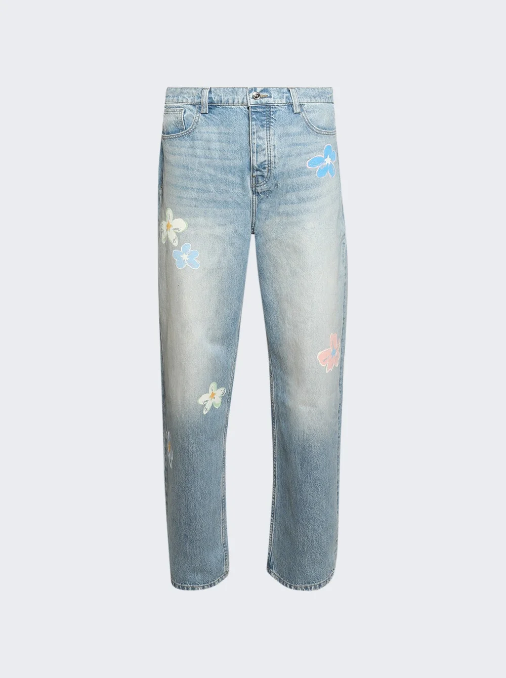 Super Bloom Baggy Jeans Light Indigo Wash - 1