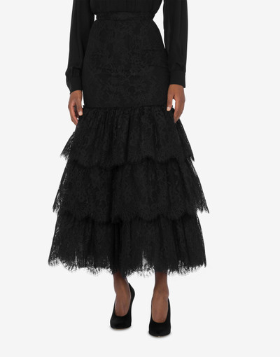 Moschino LACE SKIRT WITH RUFFLES outlook