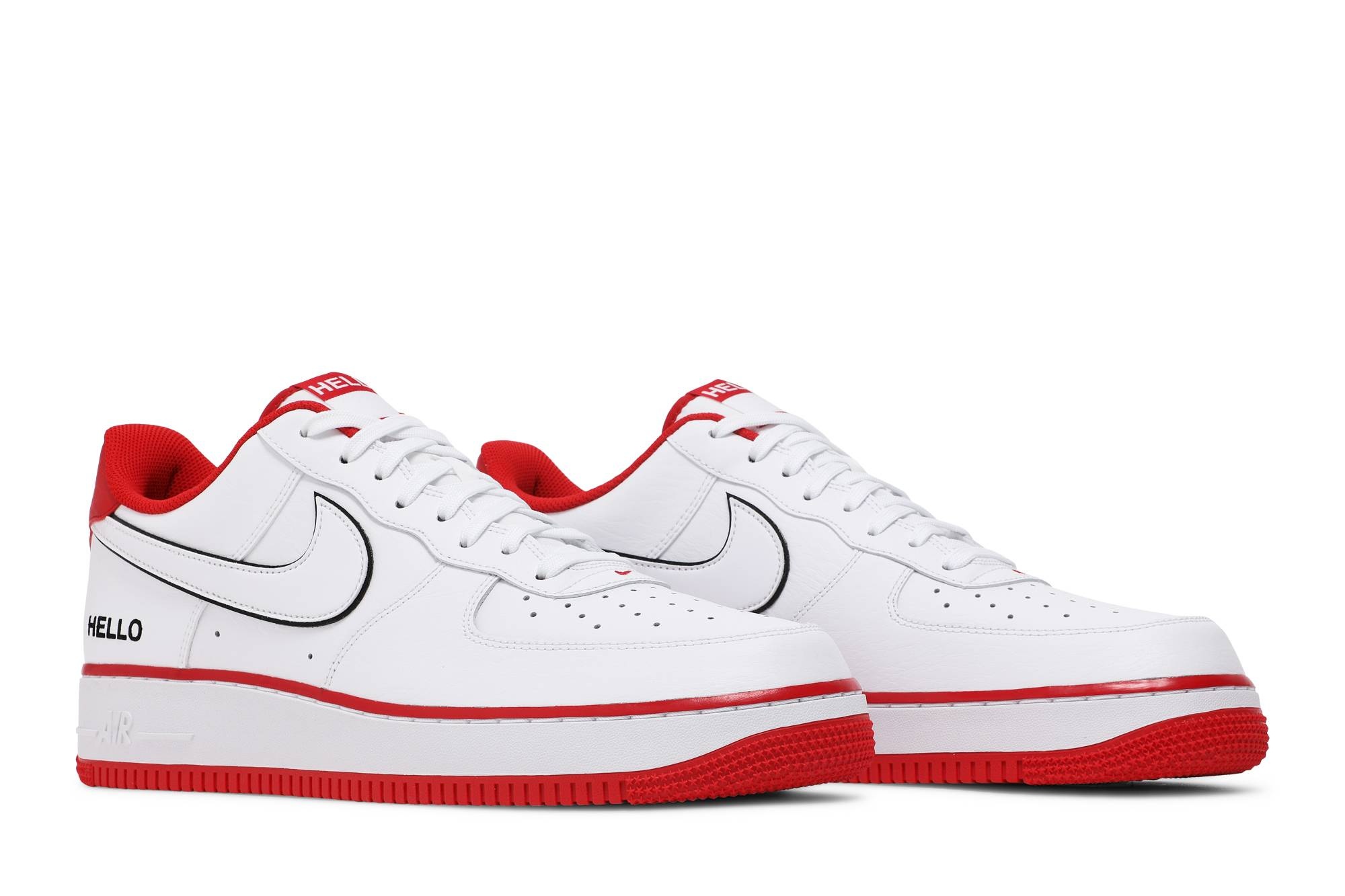 Urbanstar x Air Force 1 '07 LX 'HELLO Pack - White University Red' - 8