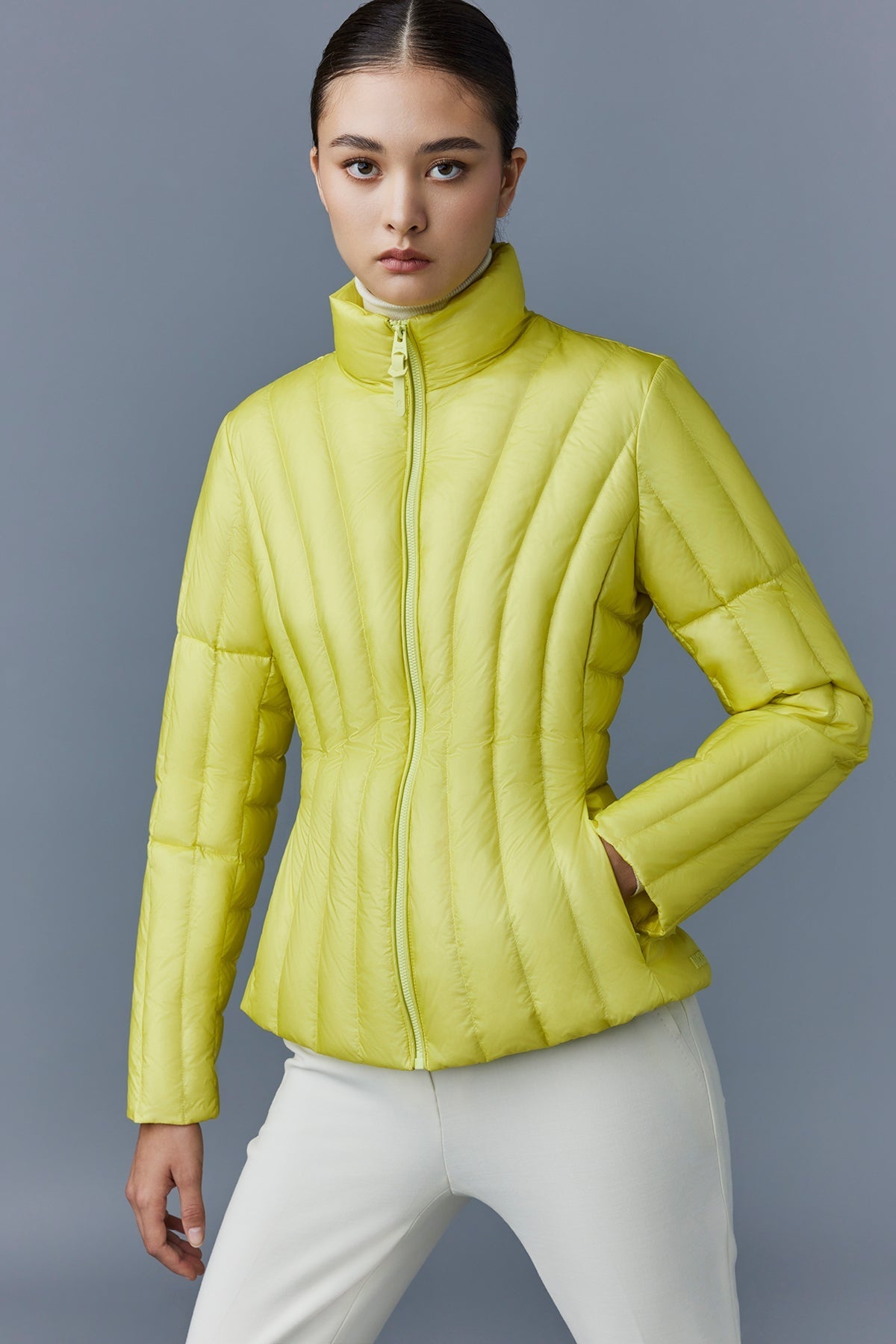 LANY light down vertical quilted jacket - 3