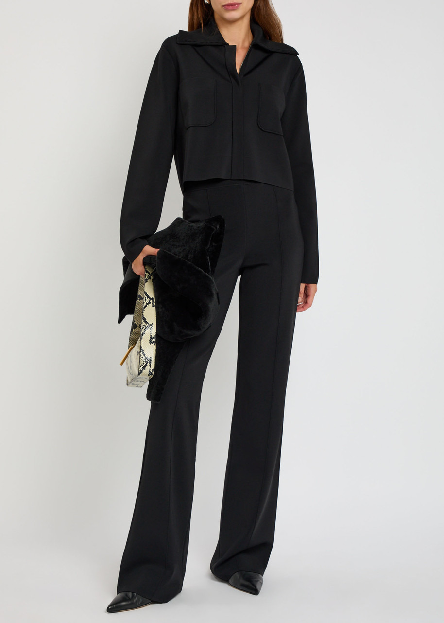 Joseph Milano Flared-leg Knitted Trousers - 4