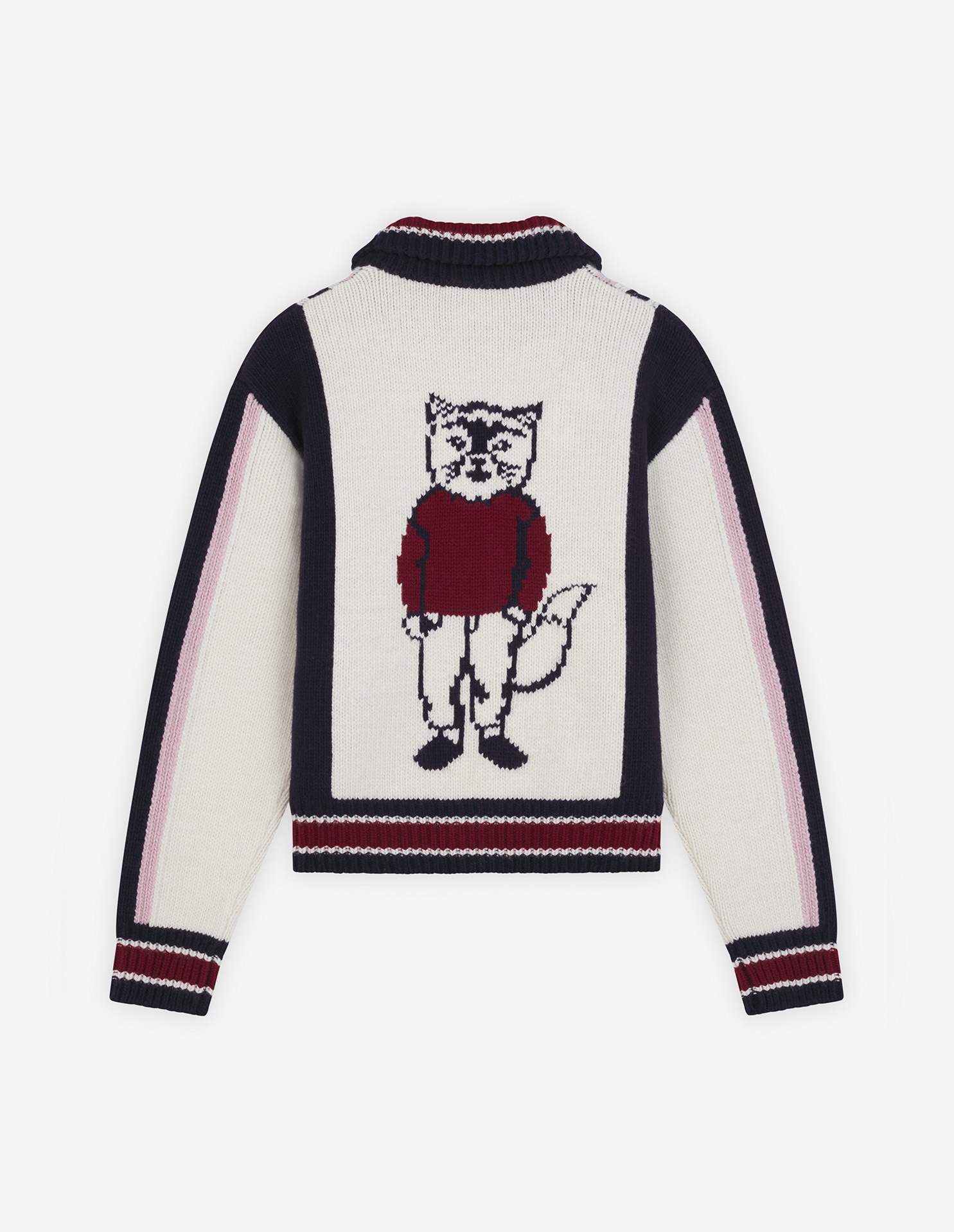 KNITTED COLLEGE BLOUSON - 7