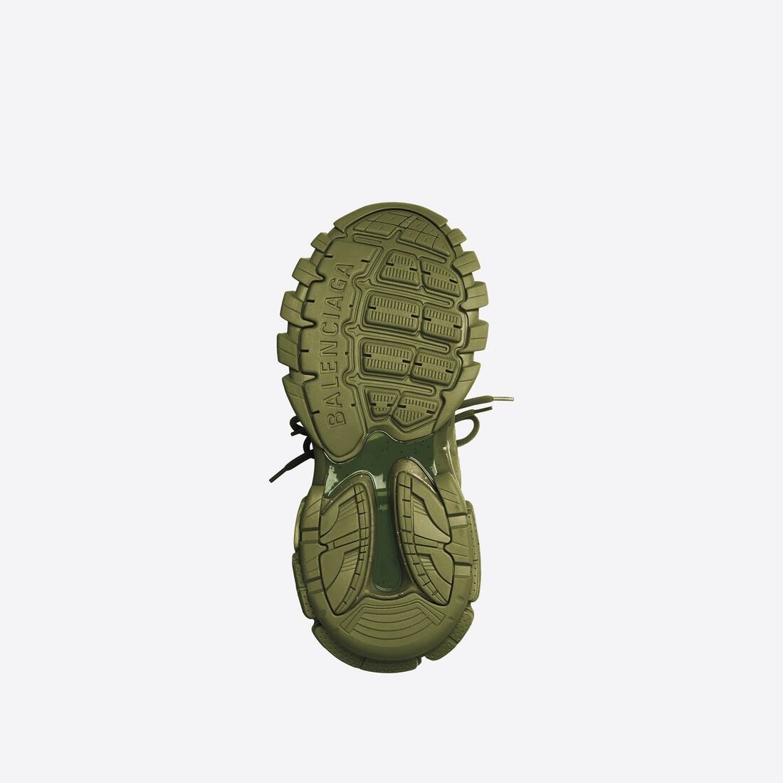 Men's Track Sneaker Recycled Sole in Kaki Green - 6