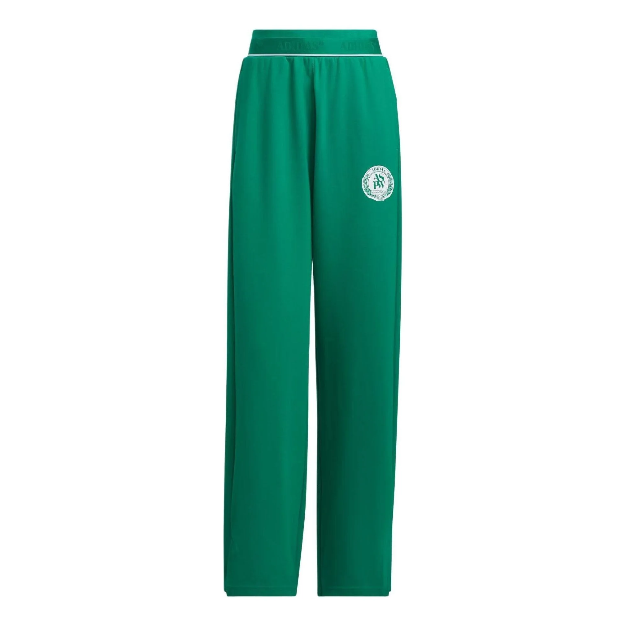 (WMNS) adidas Verbiage Doubleknit Pants 'Green' JE3614 - 1