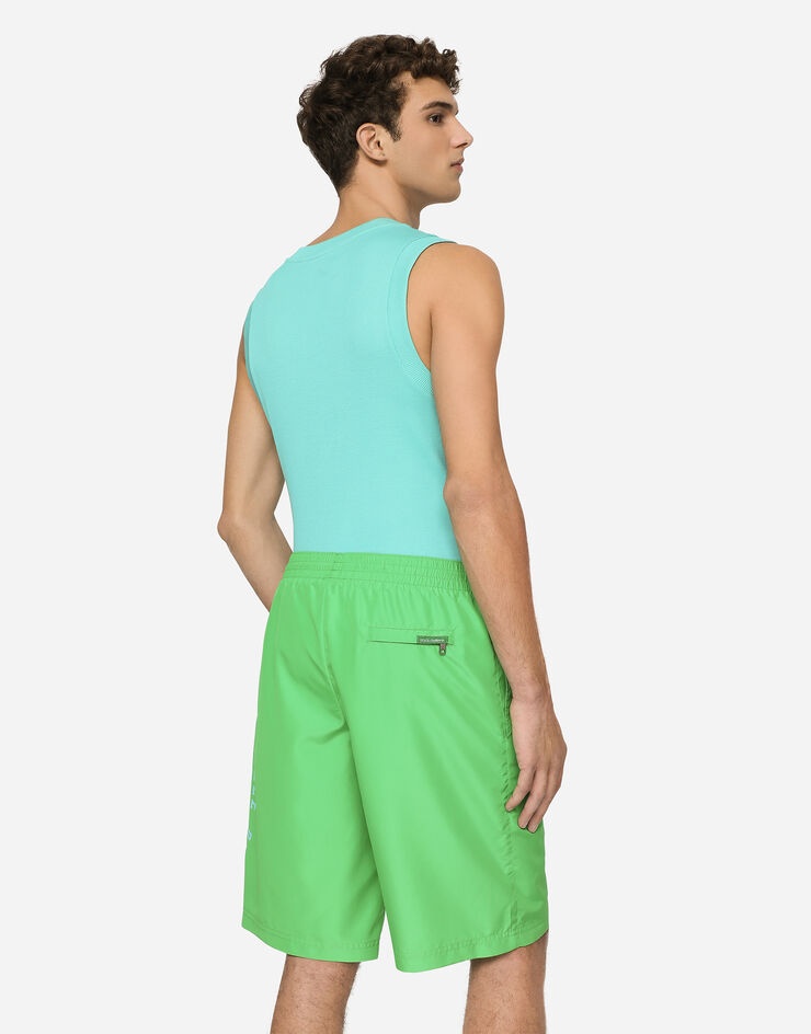 Long printed swim trunks - 5