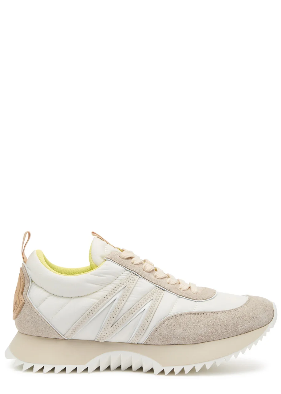 Moncler Pacey Panelled Suede Sneakers - 1