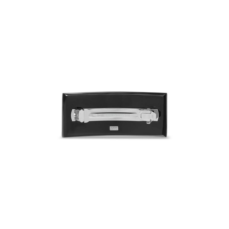 BALENCIAGA Women's Bb Icon Hair Clip  in Black outlook