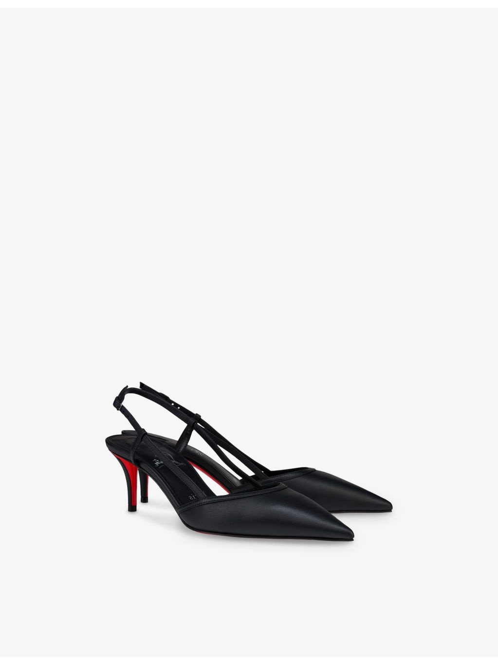 Miss Z 60 Slingback Leather Heeled Mules - 4