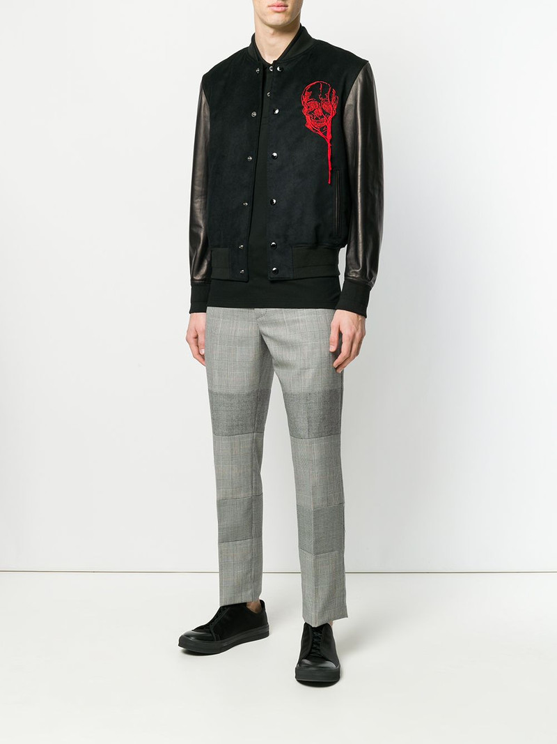 Alexander McQueen Embroidered Varsity jacket outlook
