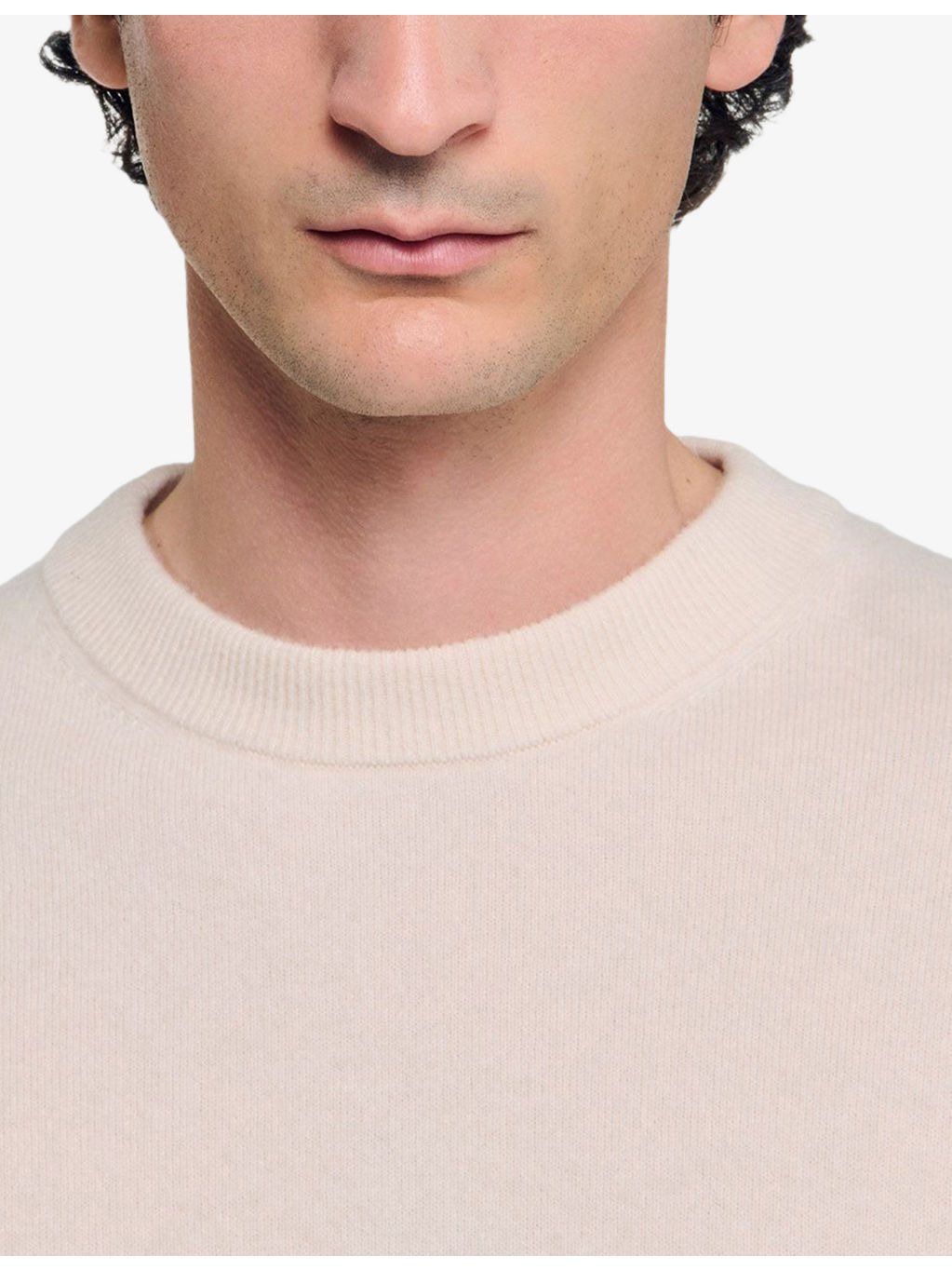 Long-sleeve crewneck cashmere jumper - 5