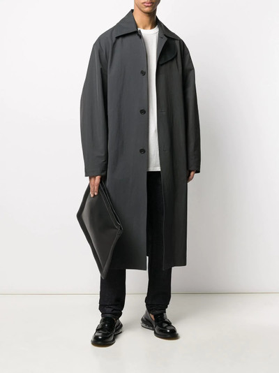 Bottega Veneta single-breasted raincoat outlook