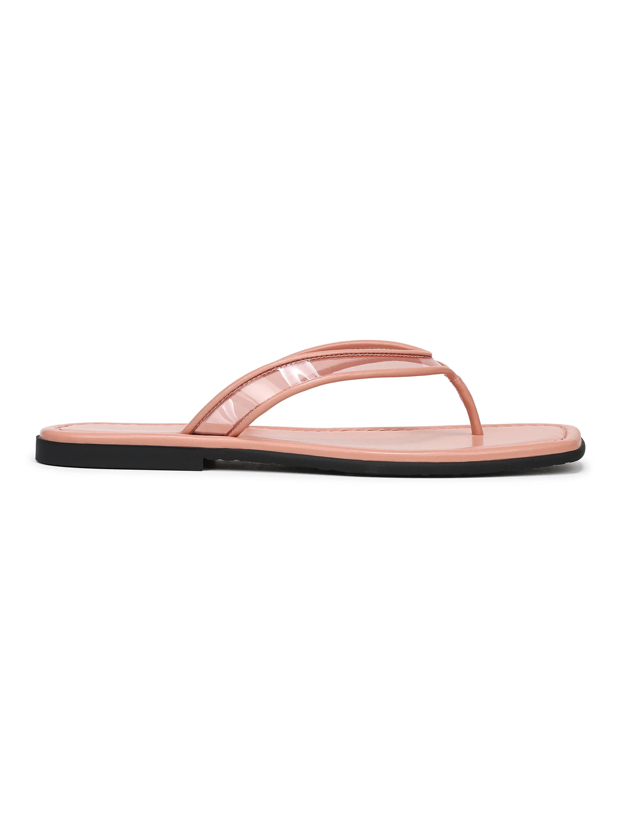 Women's Clea Leather Flat Sandals - Muted Clay - 1