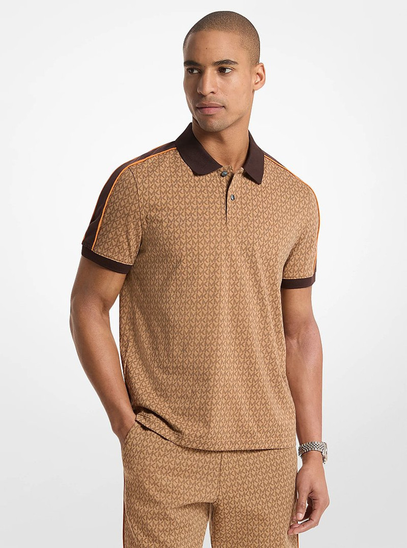 Signature Logo Cotton Polo Shirt 1