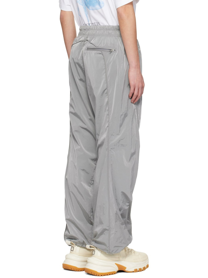 Gray Paneled Track Pants 3