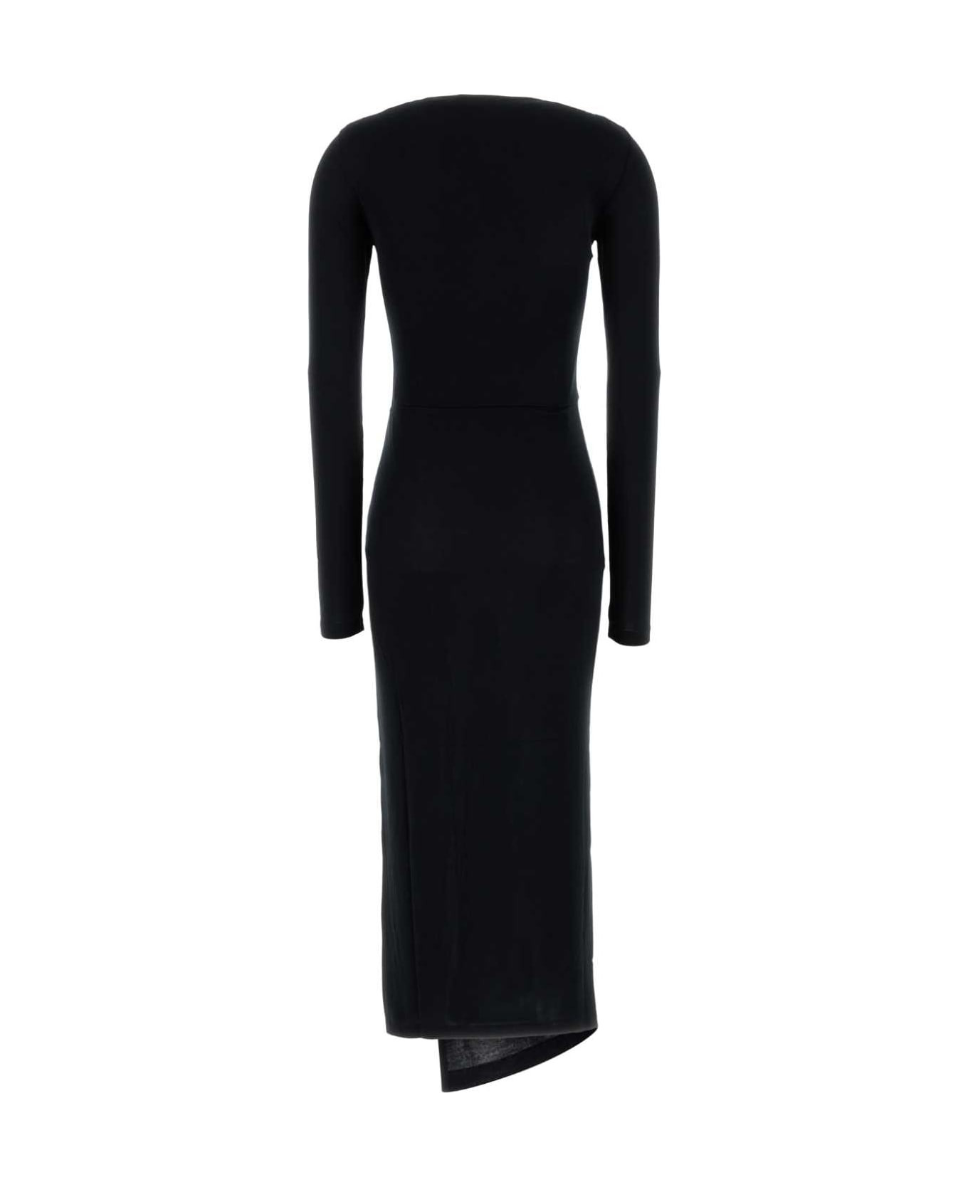 Black Stretch Modal Jelina Dress - 2