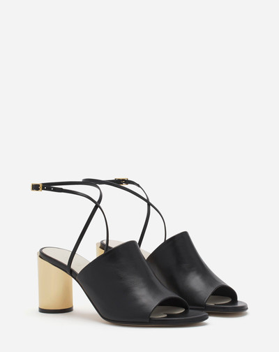 Lanvin LEATHER SEQUENCE BY LANVIN CHUNKY HEELED SANDALS outlook