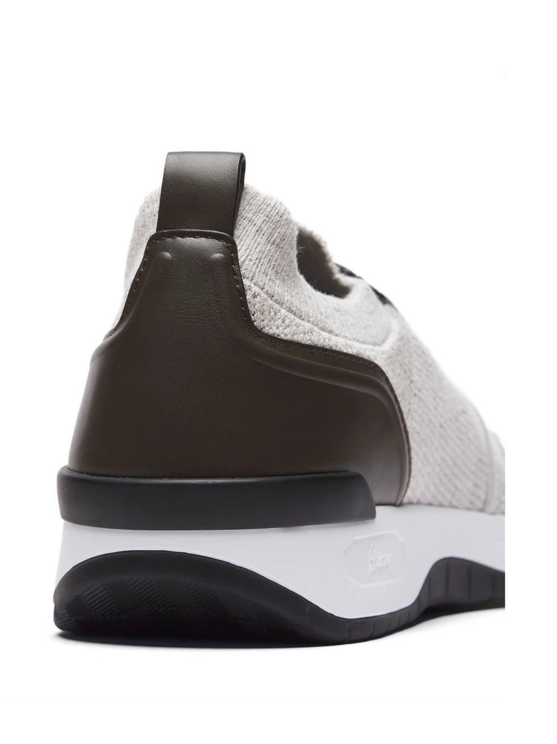 Brioni Cotton and linen blend sneakers outlook