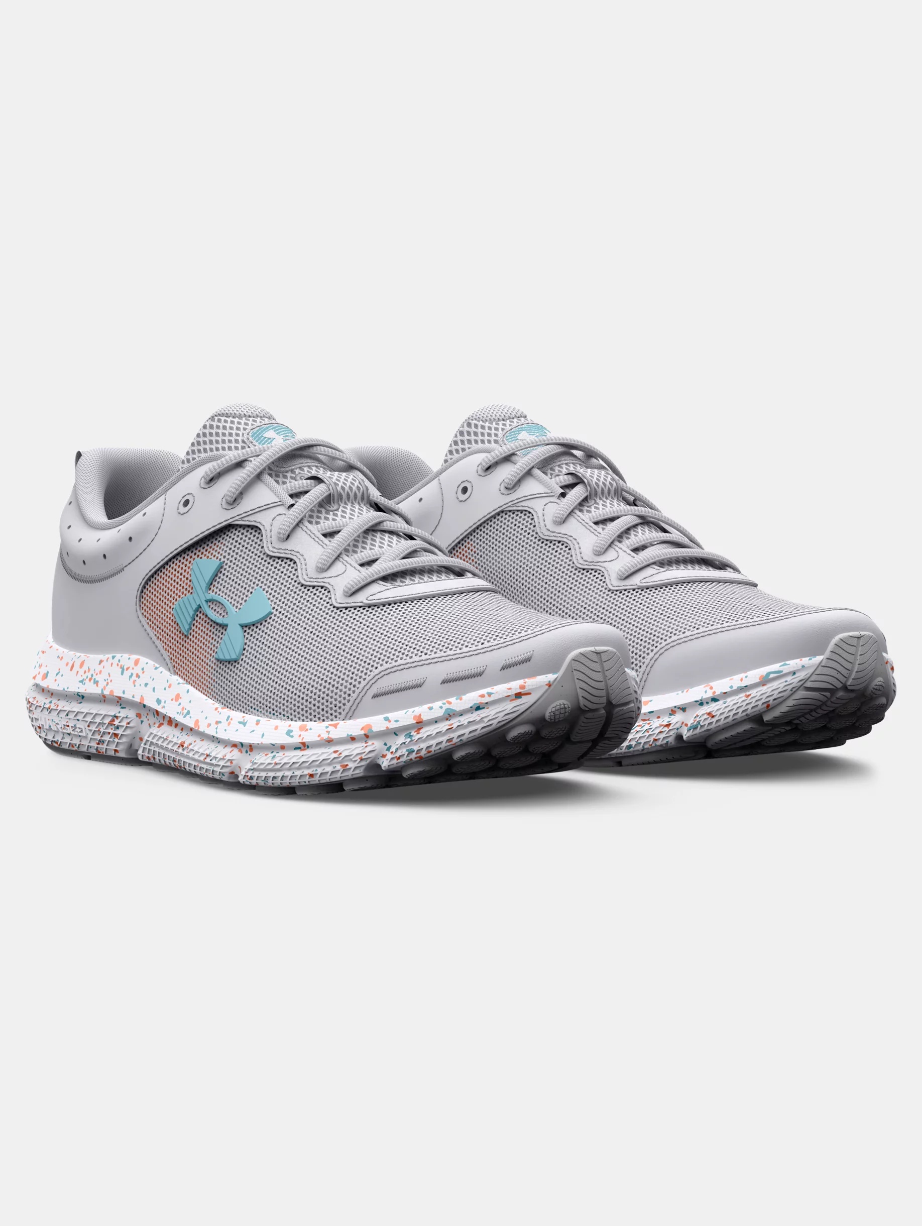 Women's UA Charged Assert 10 Paint Splatter Running Shoes - 5
