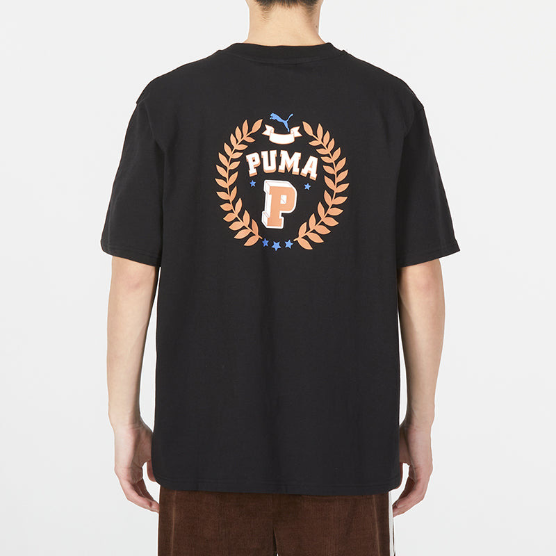 PUMA Sportswear Logo Tee 'Black' 677382-01 - 5