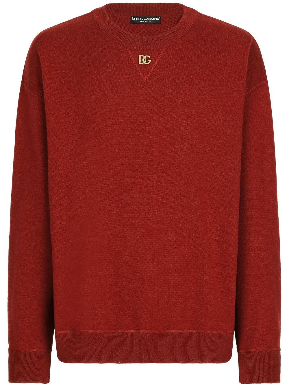 DG logo cashmere sweatshirt - 1