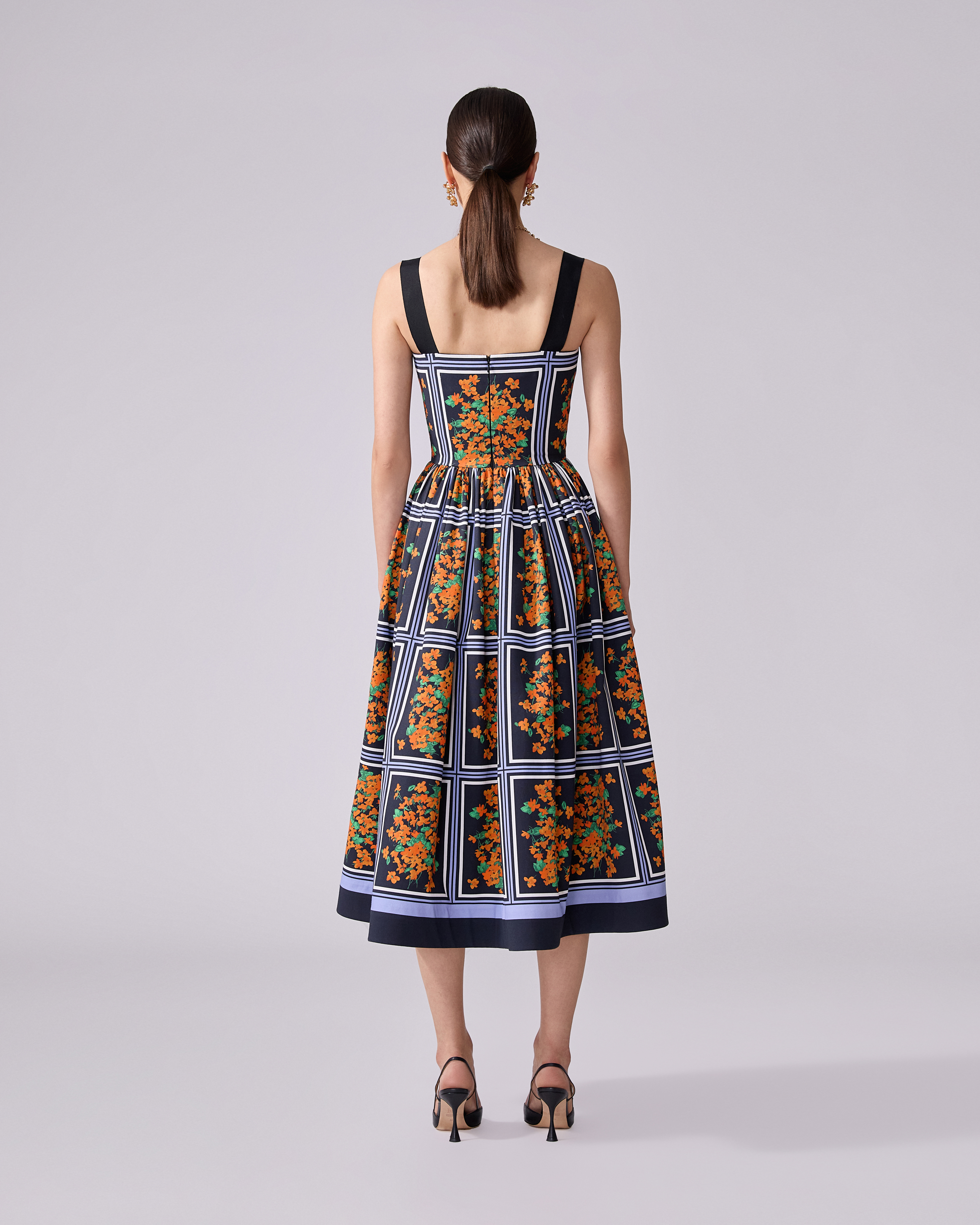 Floral-Print Midi Dress - 3