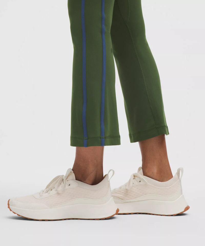 Nulu Sporty Trim Mid-Rise Flared Pant 6