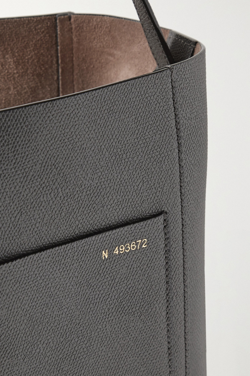 Secchiello printed textured-leather tote 4