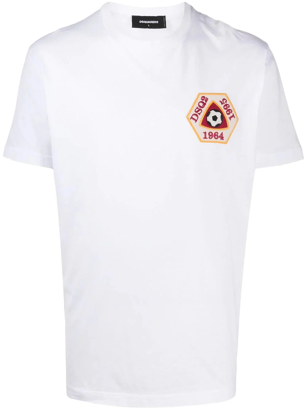 logo patch T-shirt - 1