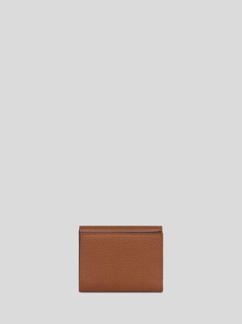 Etro SMALL TUMBLED LEATHER PONY WALLET outlook
