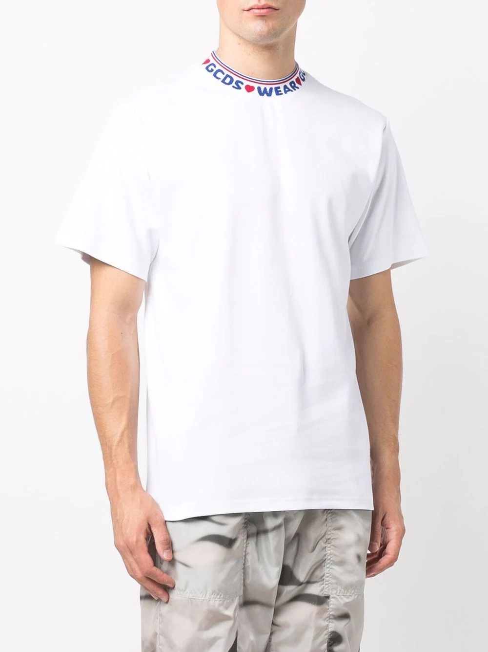 logo-collar T-shirt - 3