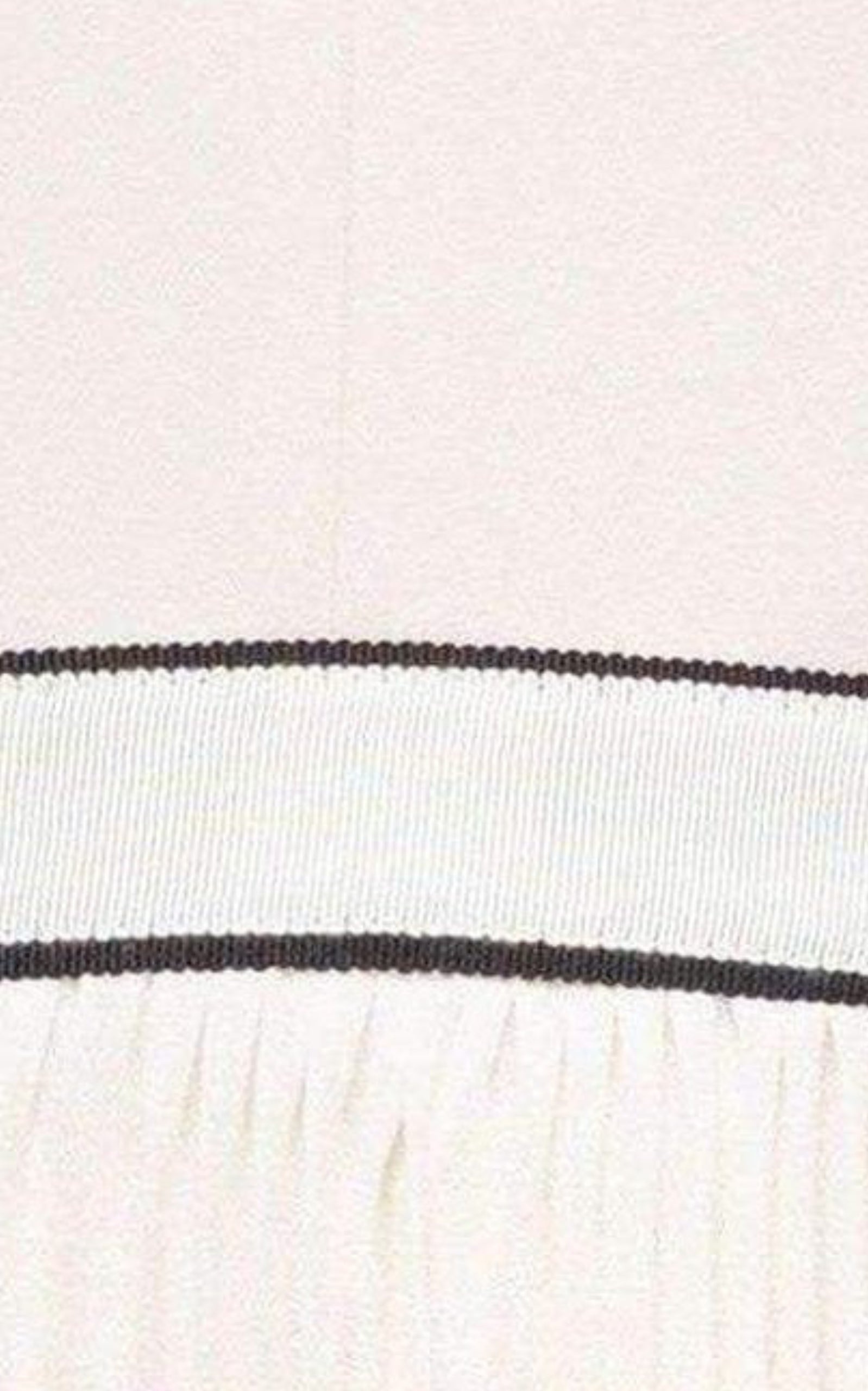V-Neck Dress with Fluted Pleats - 5
