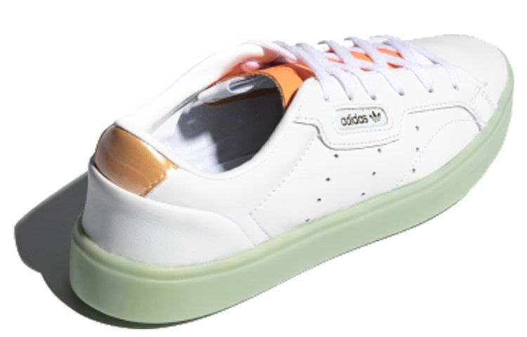 (WMNS) adidas Sleek 'White Amber Tint' FW5464 - 3