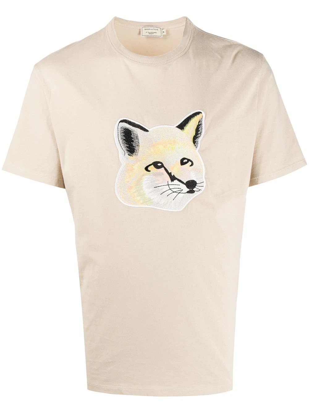 Fox Head appliqué T-shirt - 1