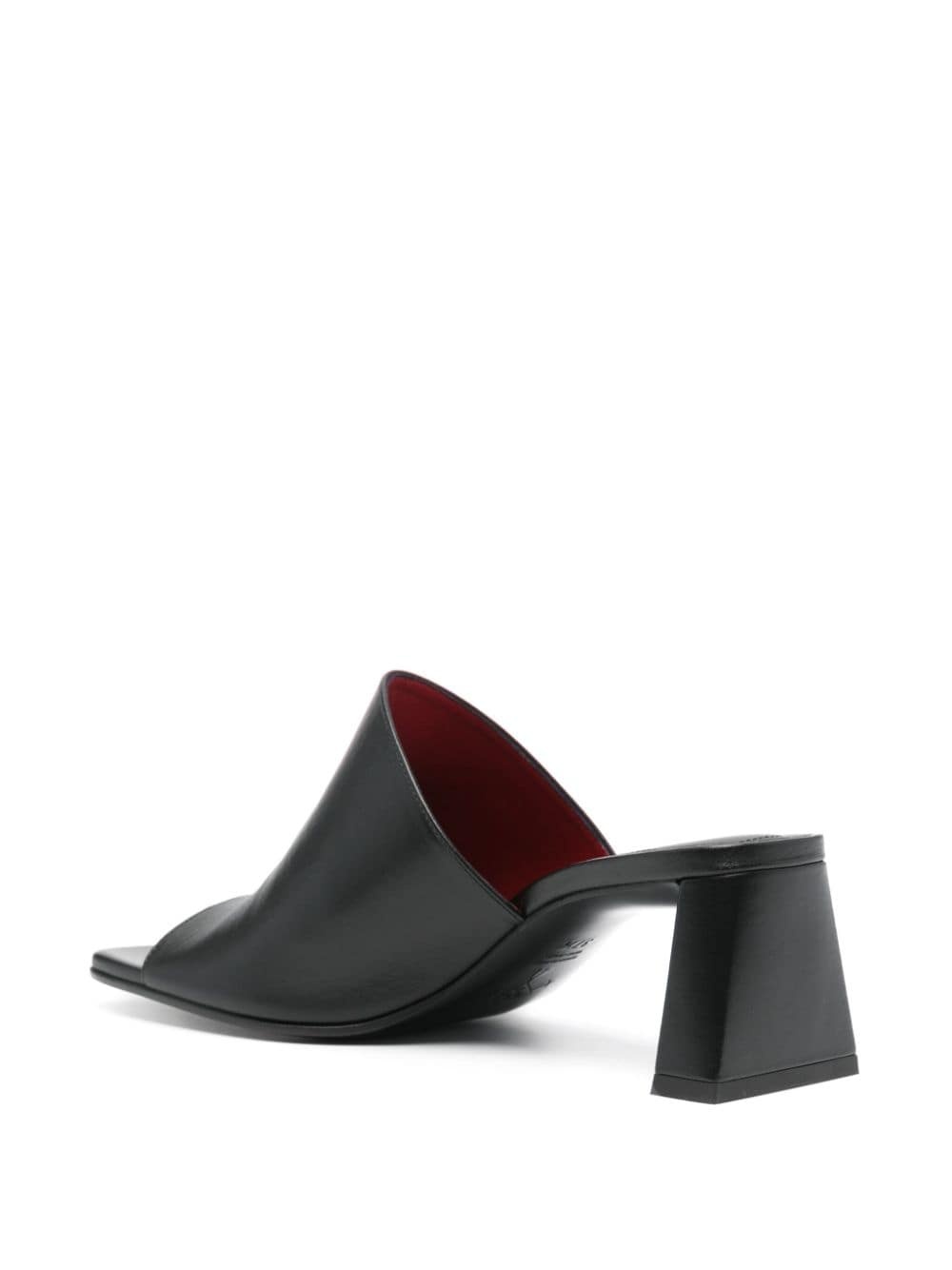 50mm leather mules - 3