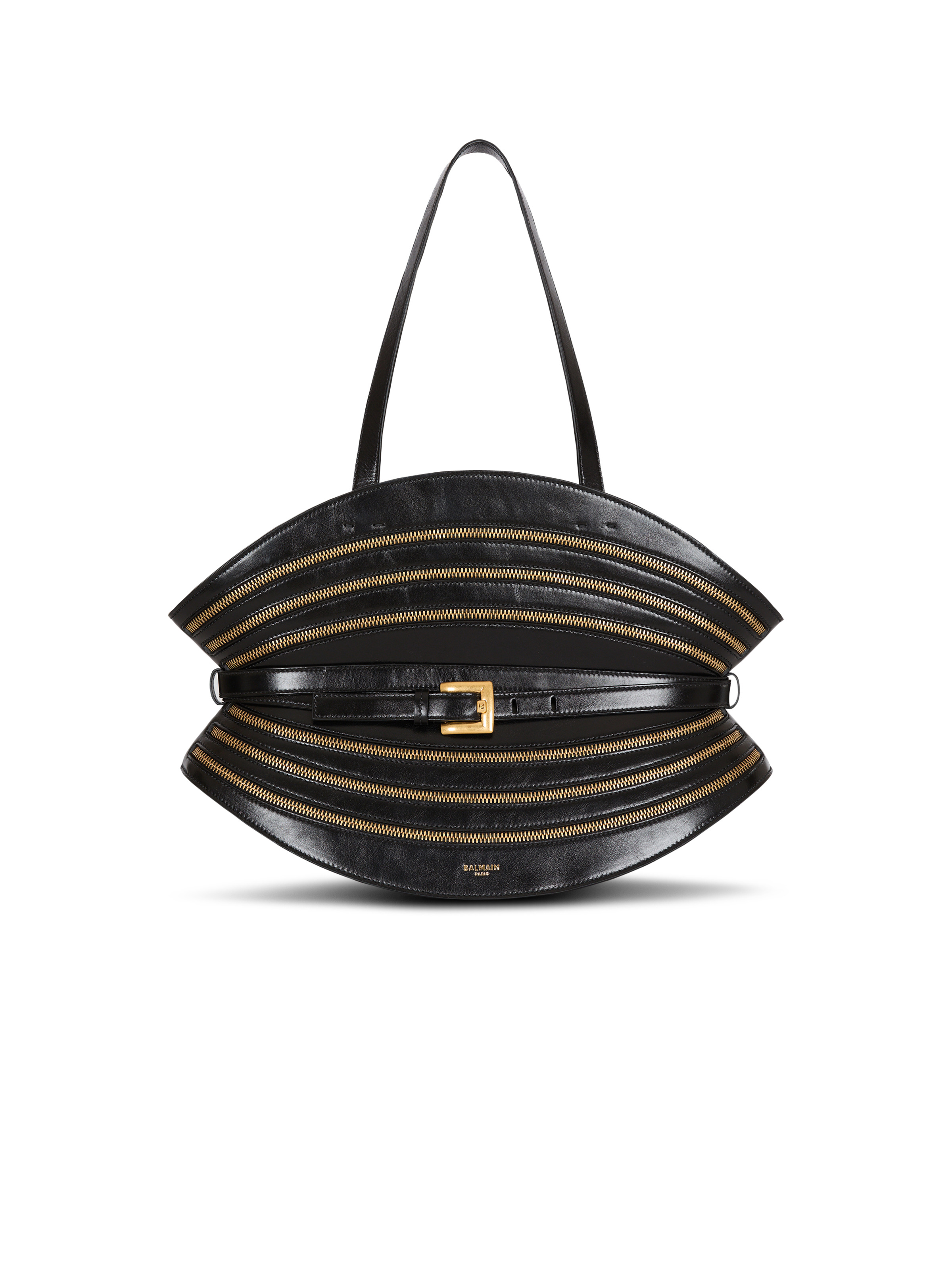 Medium Shuffle Zips bag in calfskin leather - 1
