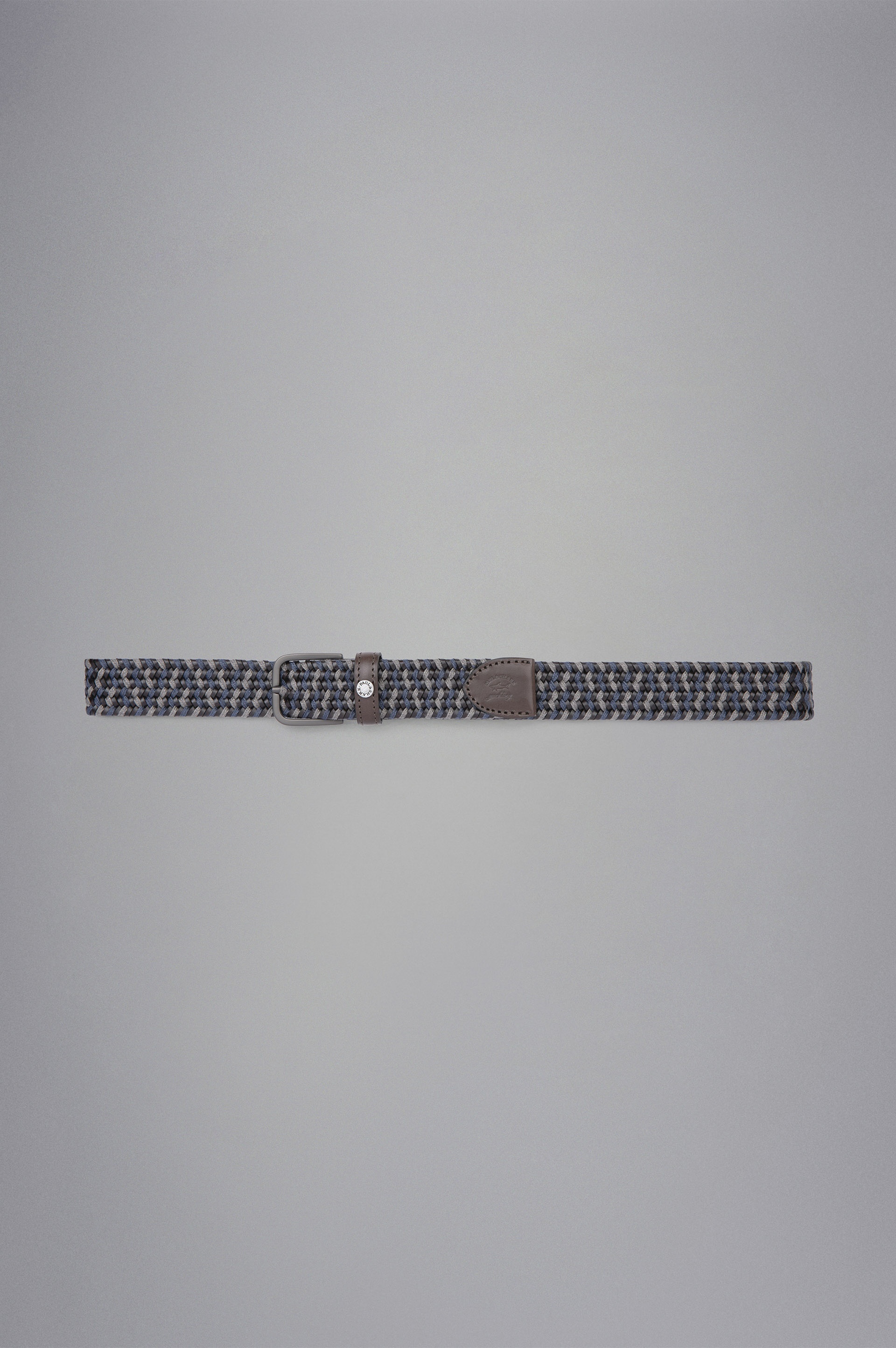 LEATHER TRIMMED WOVEN BELT - 3