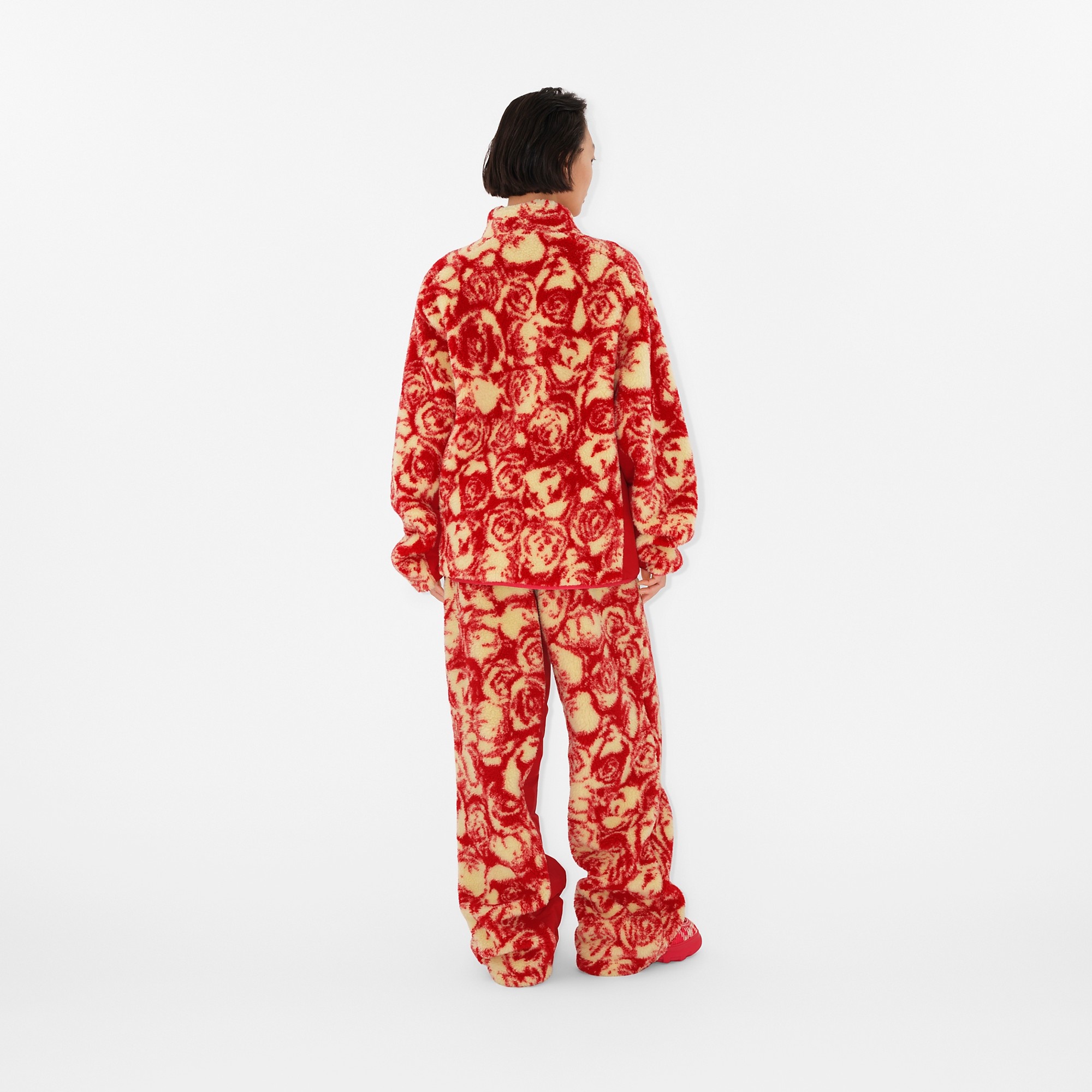 Reversible Rose Fleece Jacket - 4