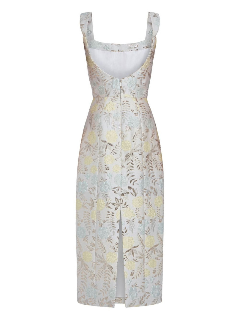 markarian Numa Ivory brocade corset dress outlook