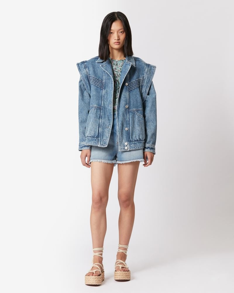 Isabel Marant Étoile HARMON DENIM JACKET outlook