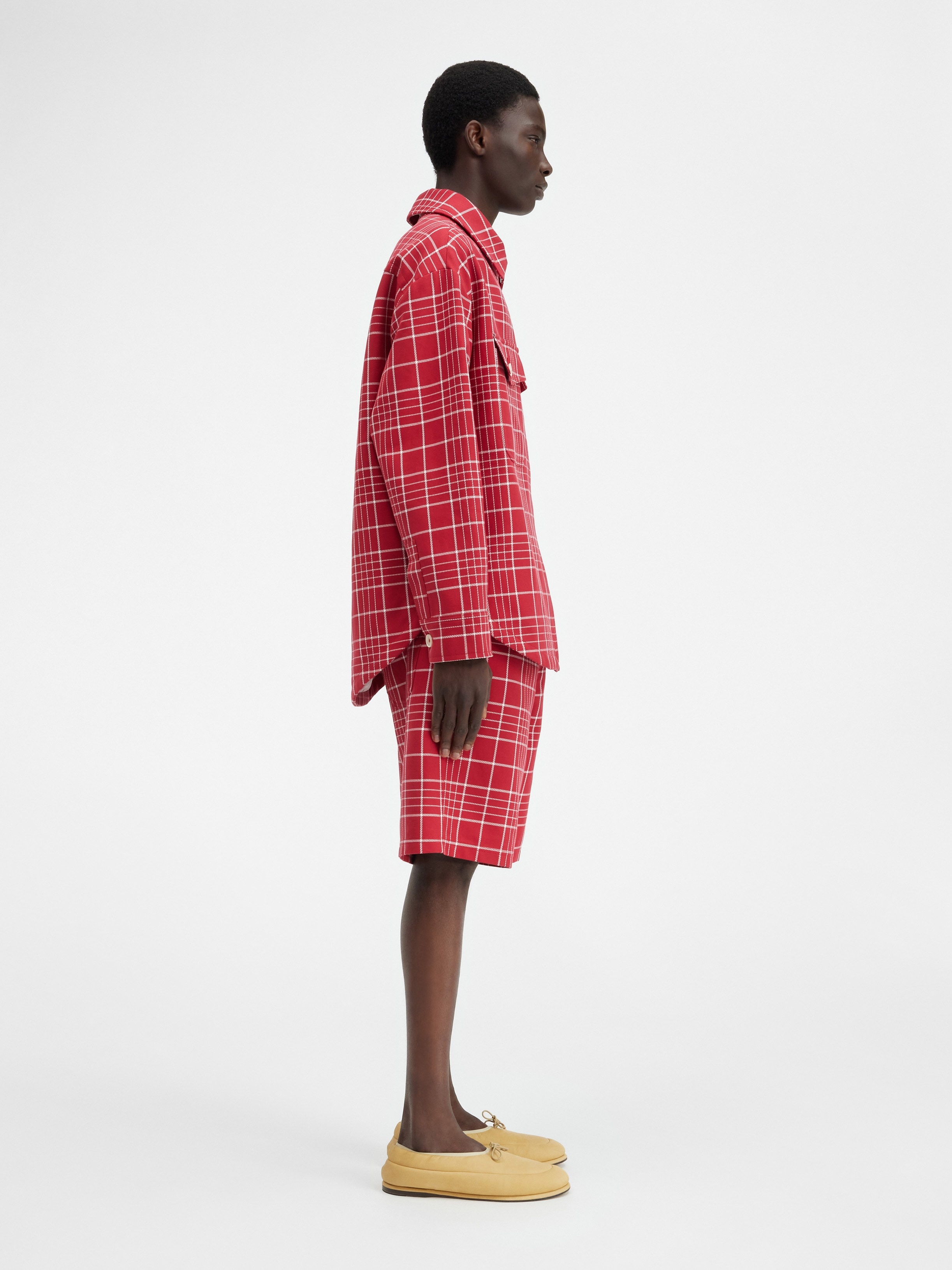 アパルトモン　tweed jacket Tweed Jacket(Linton)（ノーカラージャケット）｜L'Appartement