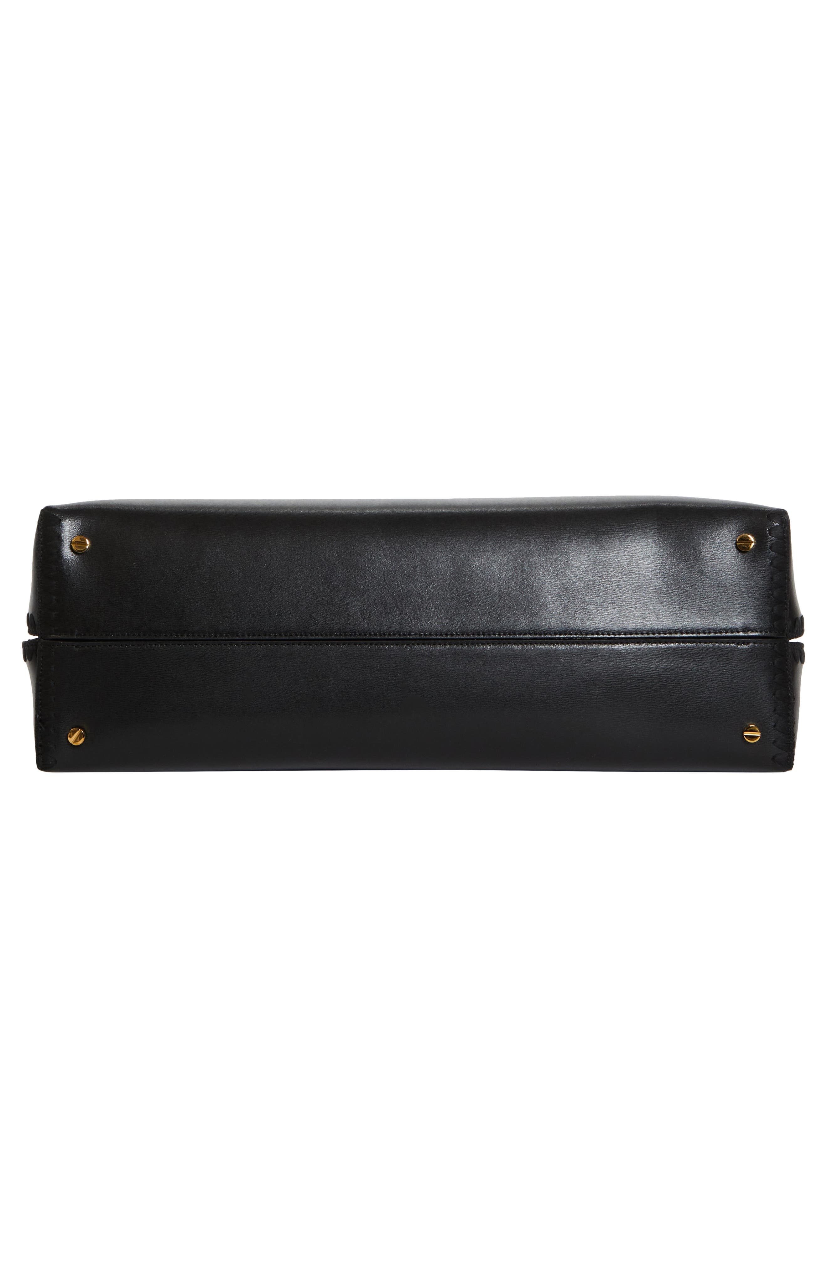 TOTEME Lounge Belted Leather Tote in Black at Nordstrom - 7