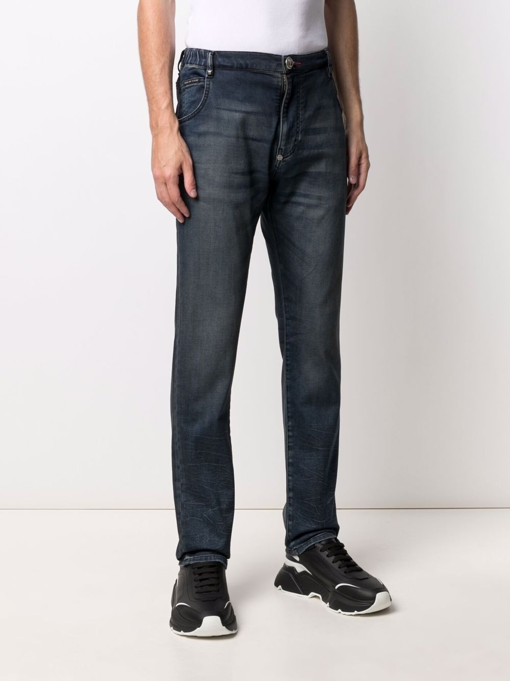 slim-cut jogging jeans - 3