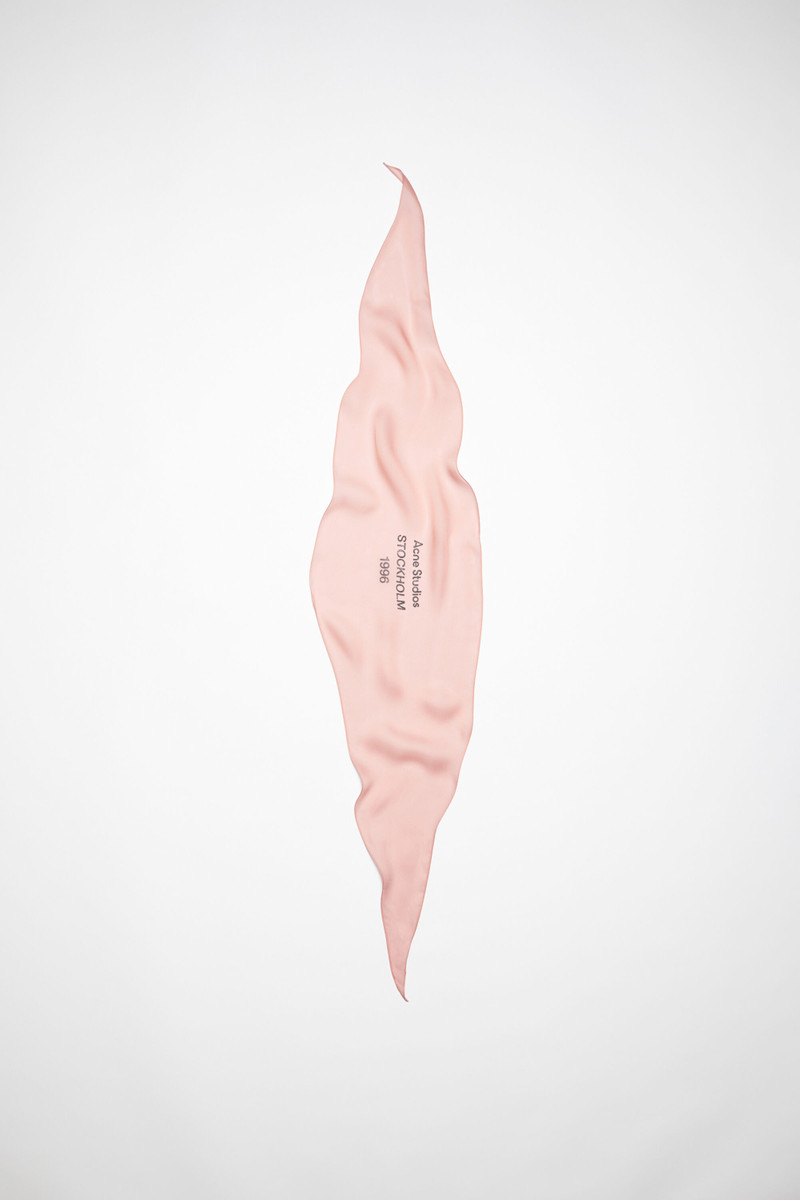 Silk scarf - Rose pink - 1