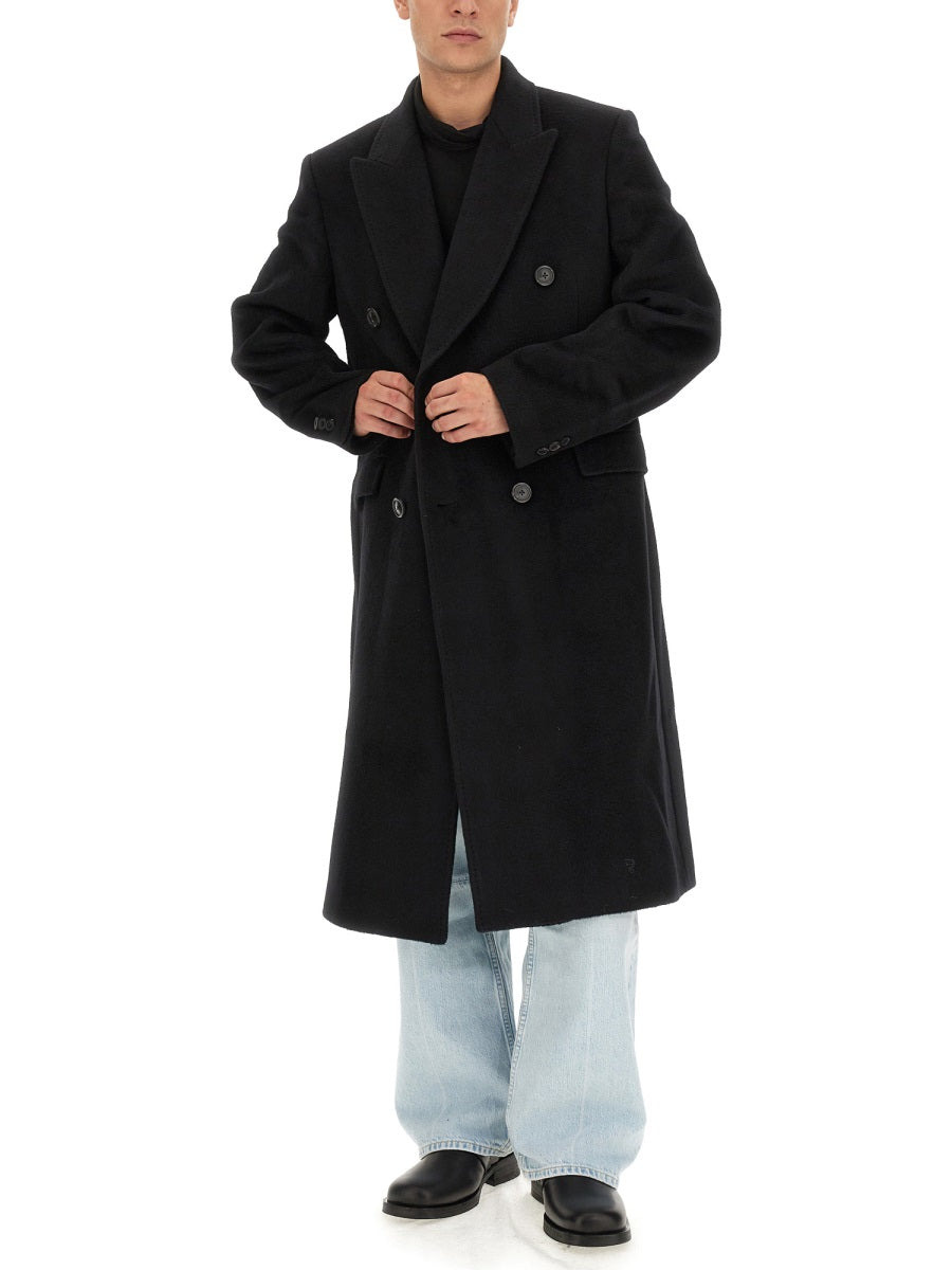 Our Legacy Men Double-Breasted Coat "Whale" - 2