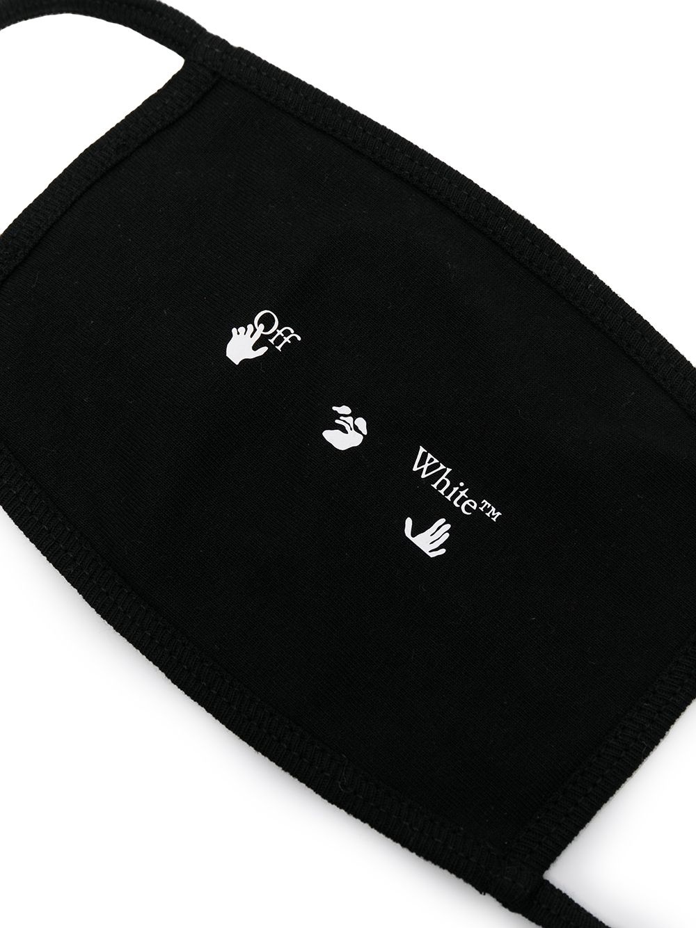 logo print face mask - 4