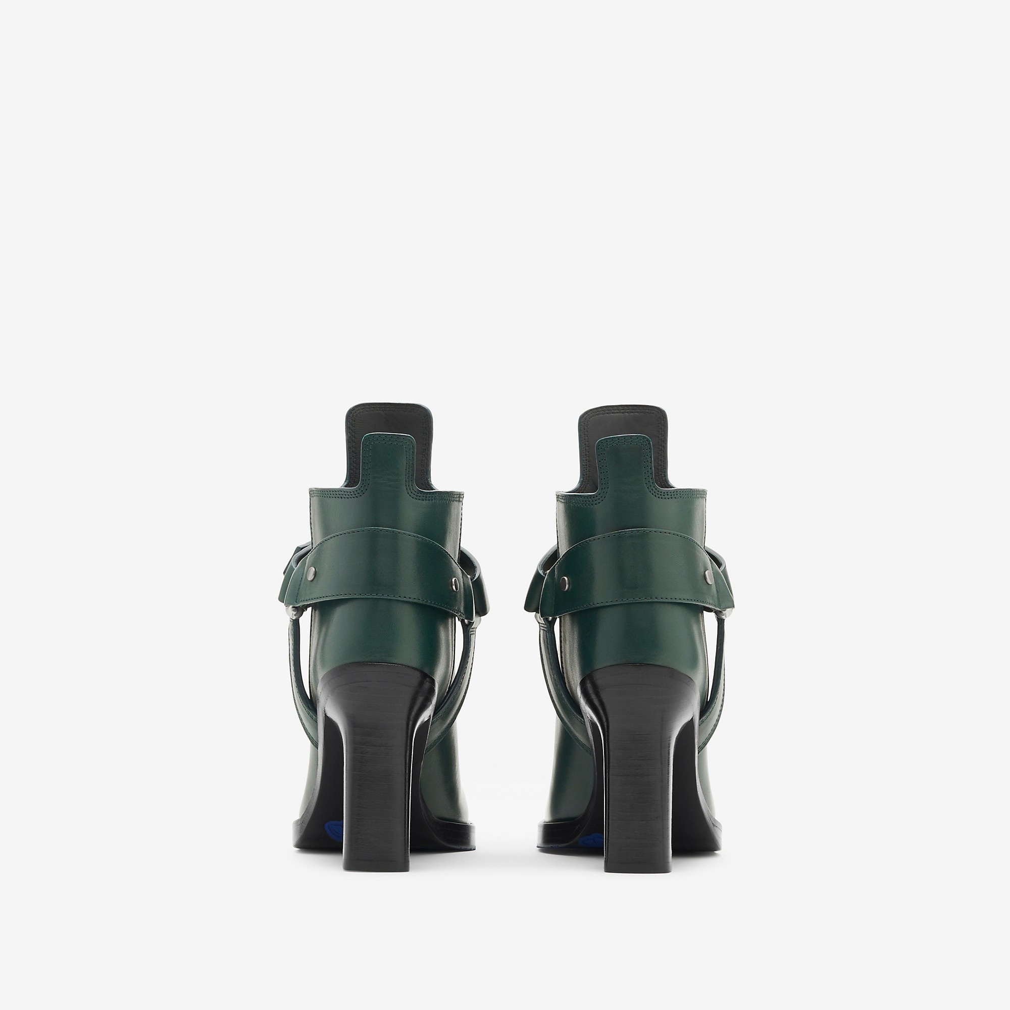 Leather Stirrup Low Boots - 4