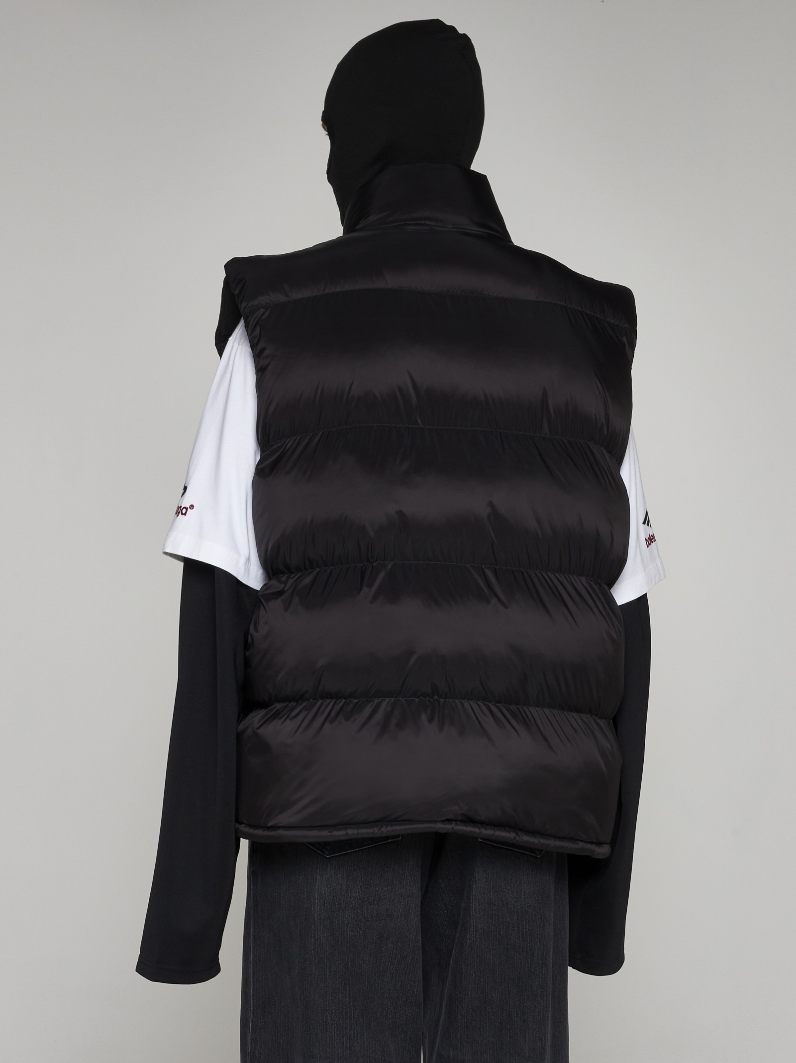 Quilted nylon puffer vest - 4