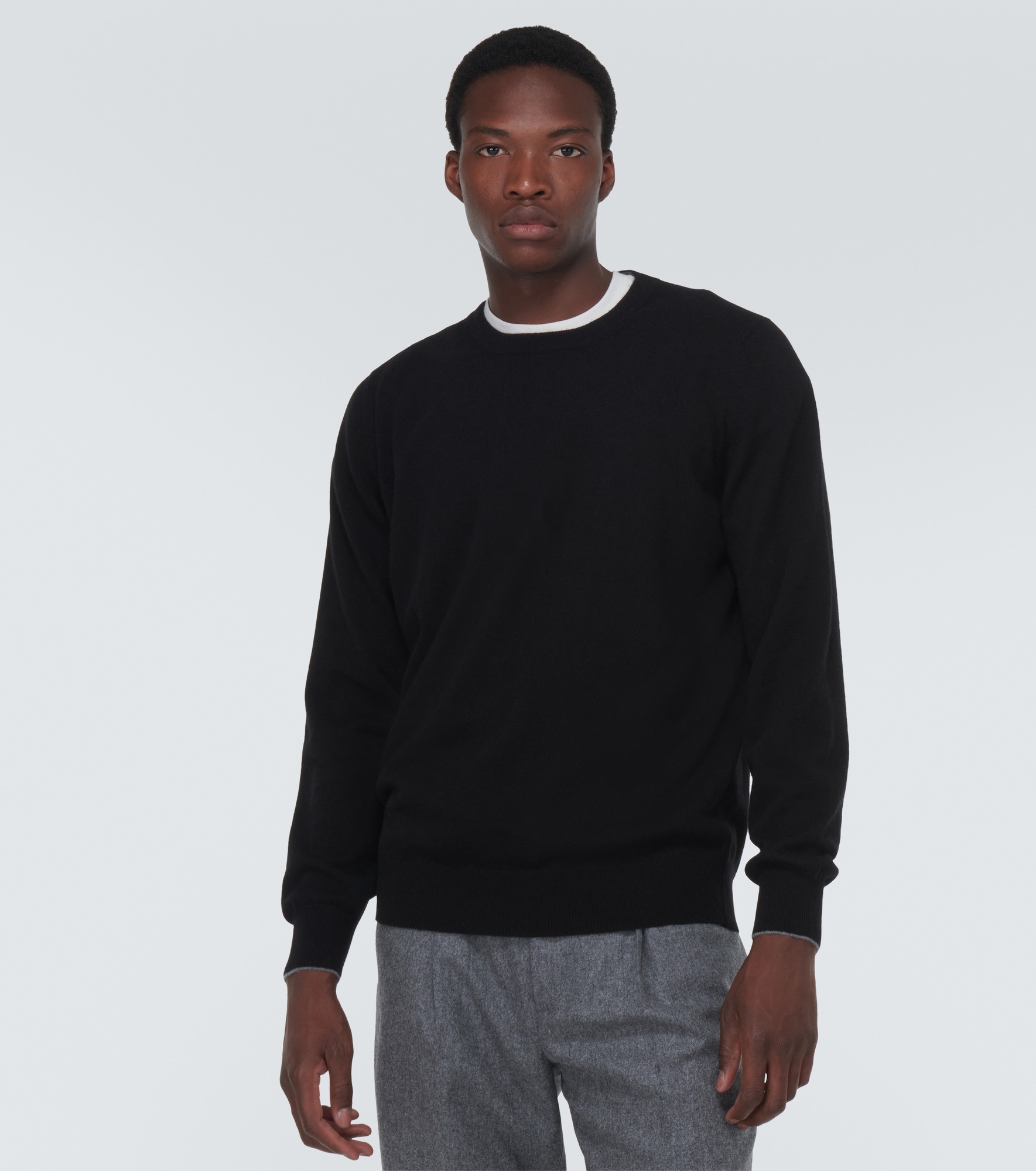 Cashmere crewneck sweater - 3
